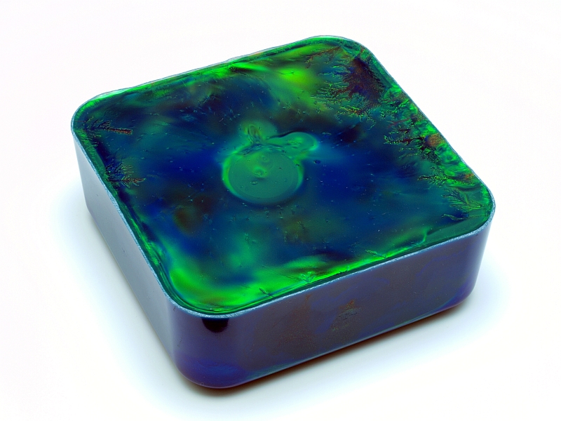 Synthetic Impregnated Opal - Green Aurora Opal
