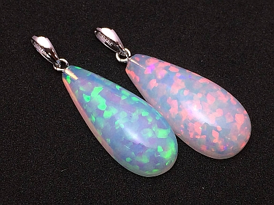 Synthetic Opals And Impregnated Synthetic Opal - Gallery