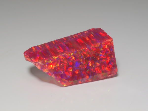 Impregnated Synthetic Opal - Madder Opal (Red Fire)