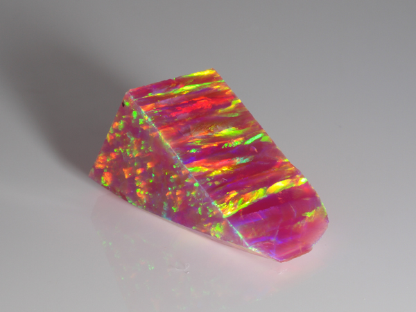 Impregnated Synthetic Opal - Madder Opal (Orange Fire)